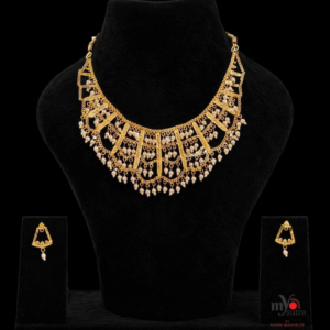 Jhalor– 24K Gold Plated Neckpiece I Diesigner Statement Bridal Jewellery