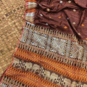 Exclusive Eri Tussar Assam Silk Saree – Silk Mark Certified Handwoven Sustainable Luxury