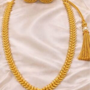 Sheesh –24K Gold Plated Necklace Set with Pasha Earrings