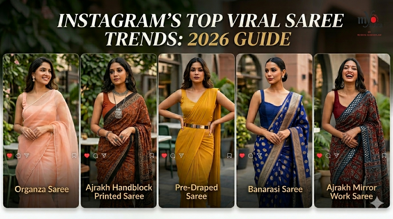 The Most Viral Saree Looks on Instagram This Year (2026 Guide)