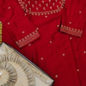 Khadi Silk Kurta Dhoti Set with All Over Zari Work – Premium Ethnic Festive Wear