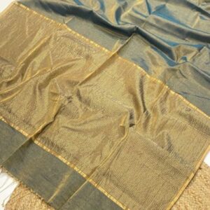 Soft Tissue Maheshwari Silk Saree – Lightweight Handloom Silk