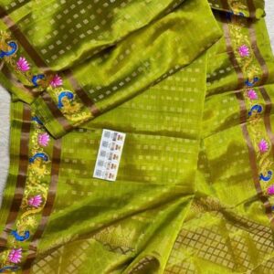 Pure Venkatgiri Silk Saree – Handloom Zari Work Saree