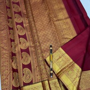 Handloom Kanchipuram Silk Saree – Silk Mark Certified Pure Silk Saree