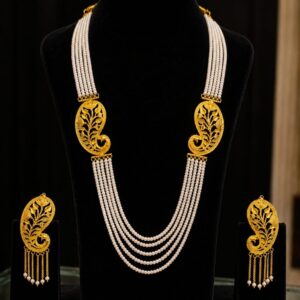 Moti Lohori Necklace – Premium Amkolka Pearl Jewellery Set
