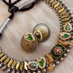 Handmade Fusion Necklace – Designer Statement Jewellery
