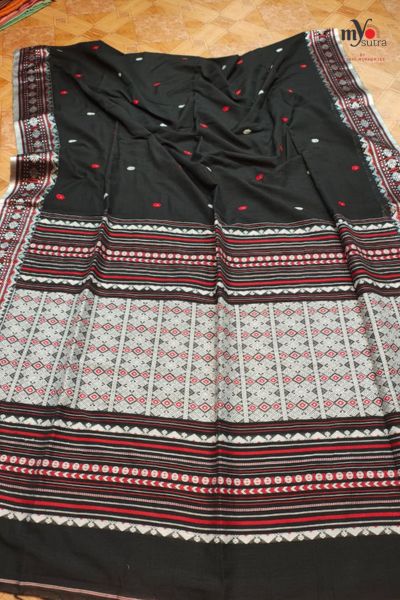 Assam Khadi Cotton Saree – Handwoven Soft Cotton Saree