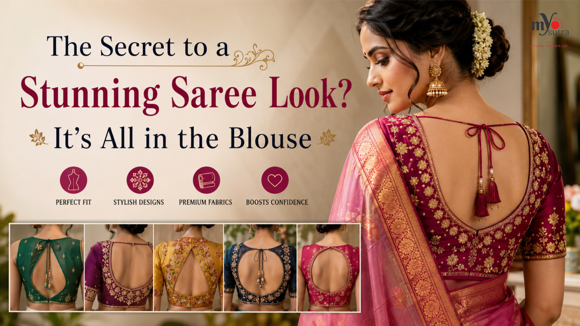 The Secret to a Stunning Saree Look? It’s All in the Blouse