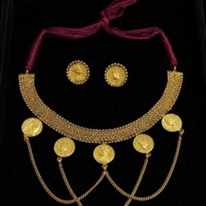 Gini– Antique Gold Plated Jewellery Set