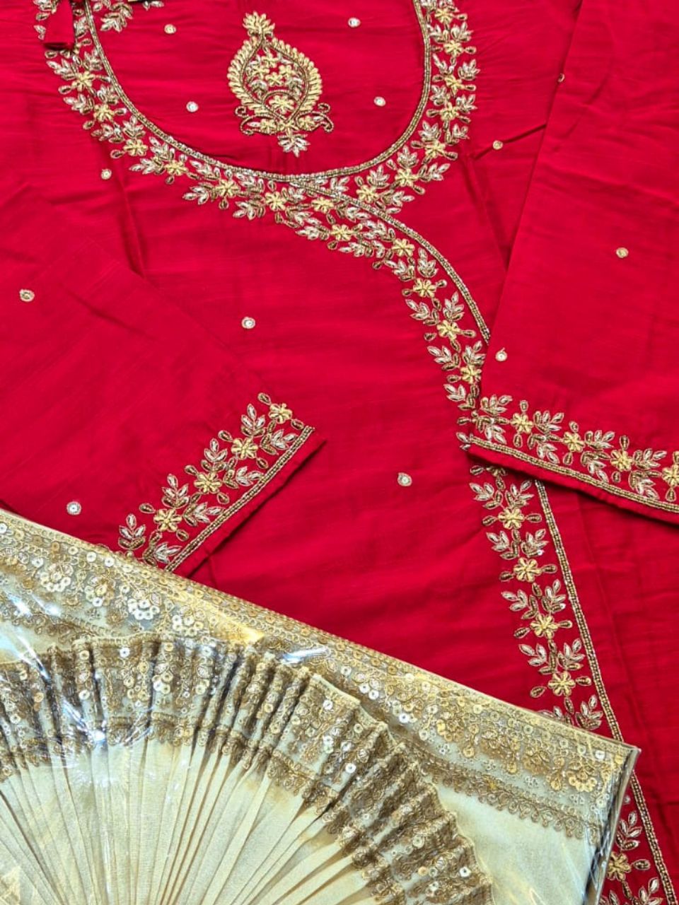Designer Zardosi Kurta with Dhoti Set – Premium Embroidered Ethnic Wear for Men